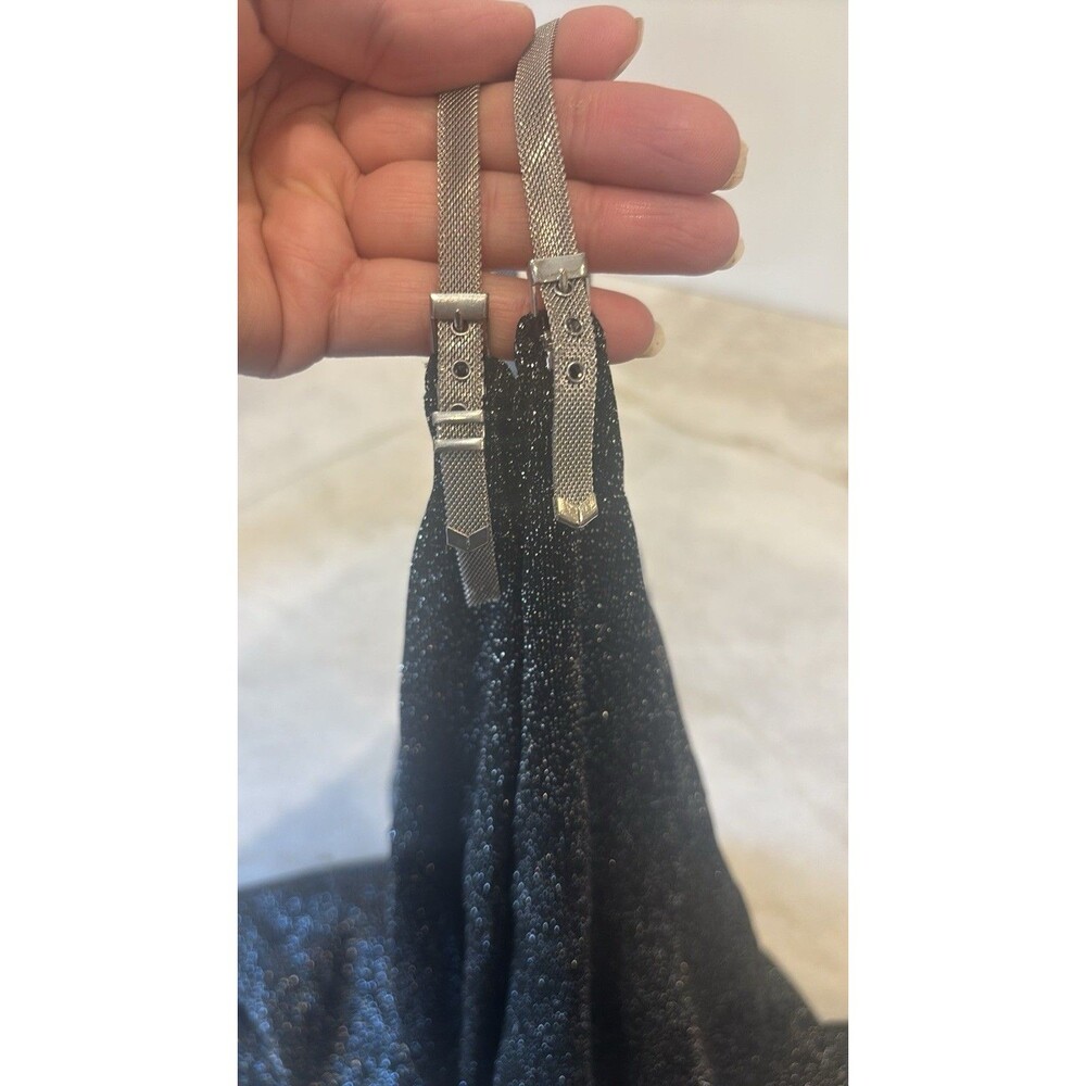 Laundry by Shelly Segal Vintage 1995 Black 90s Y2K Glam size 4 - Picture 9 of 12